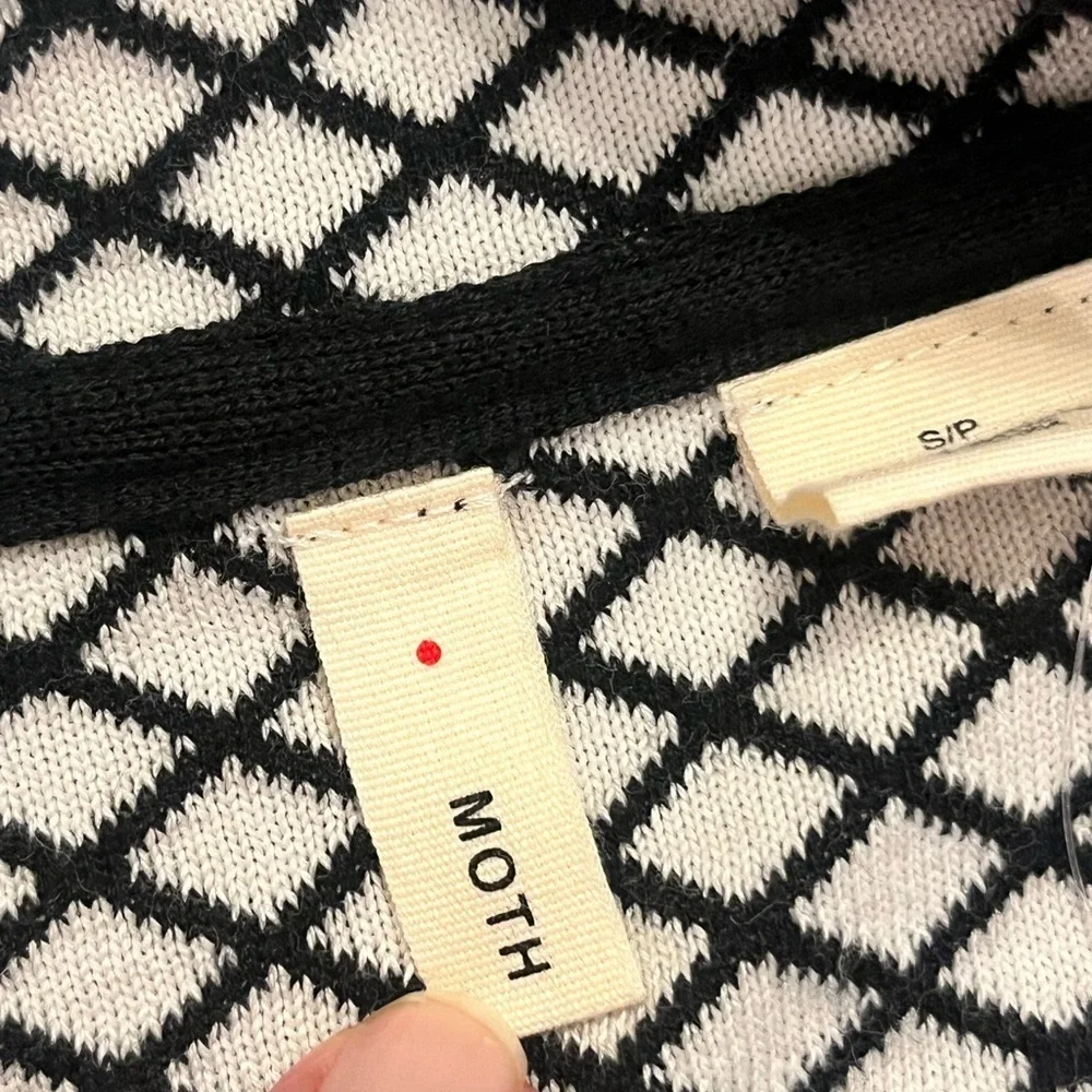 Moth (Anthropologie) Jacquard Moto jacket
